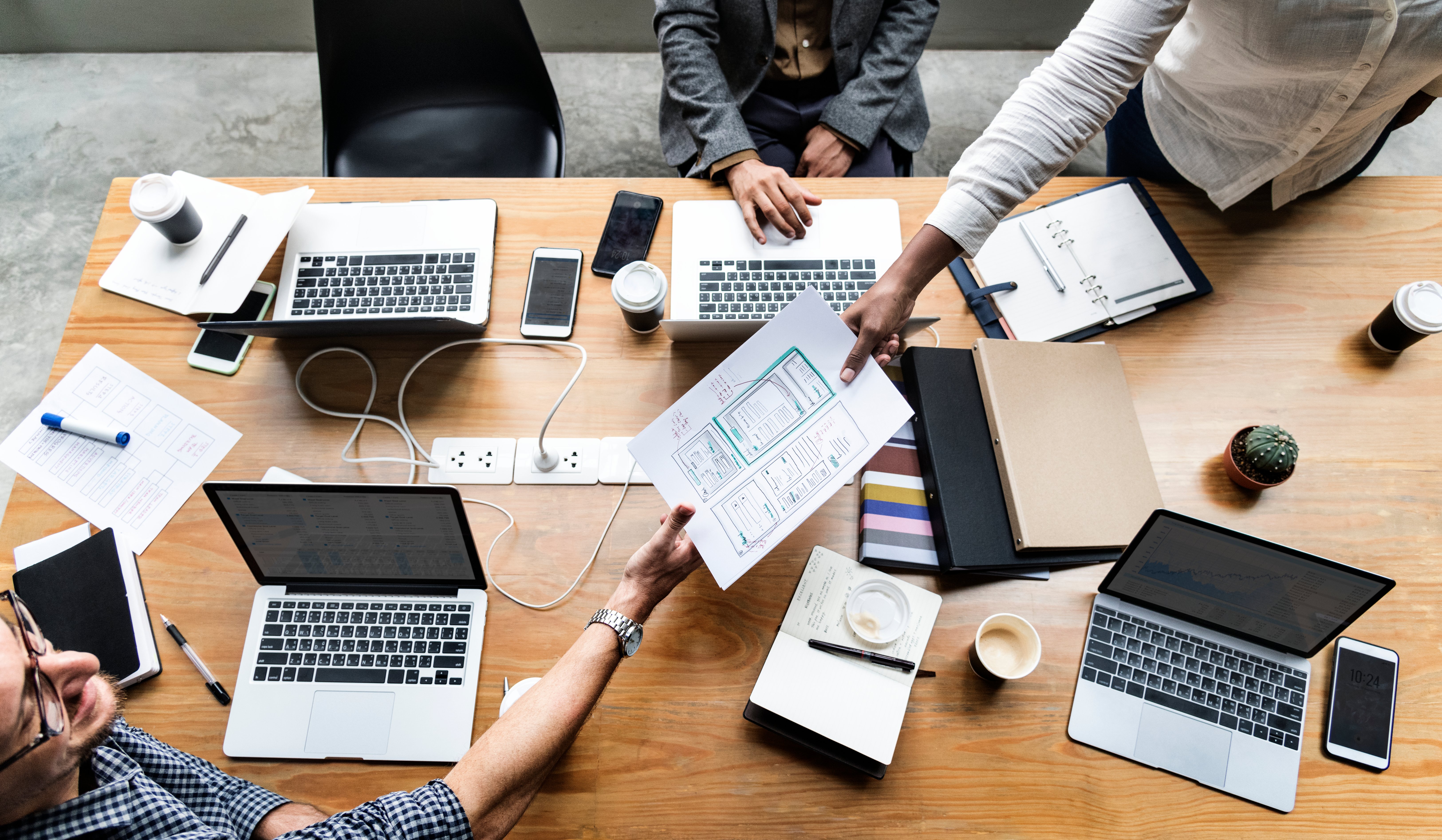 Group of people working